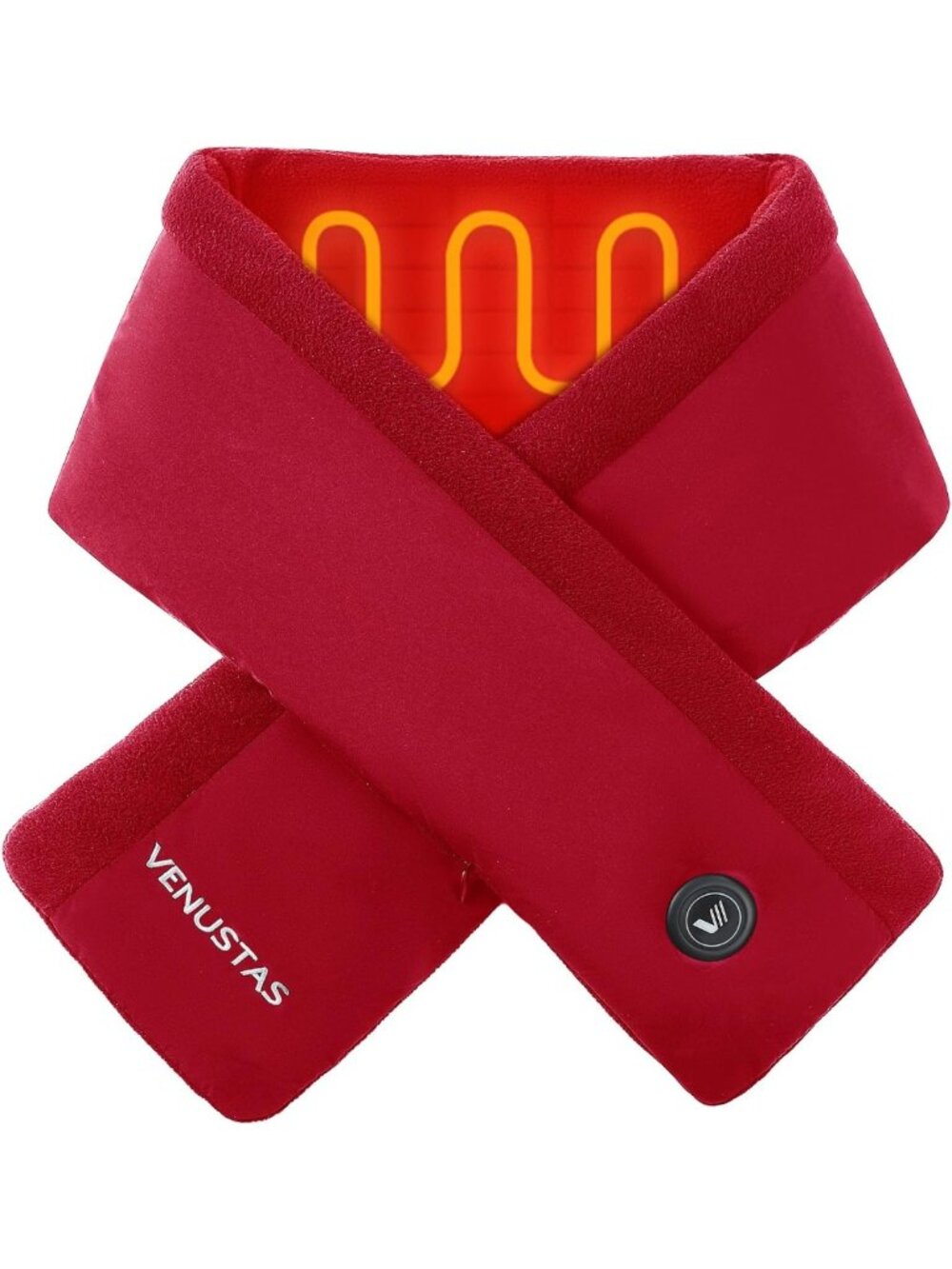 Heated Scarf with Battery, 20H Runtime, Rechargeable Neck Warmer for All Genders
